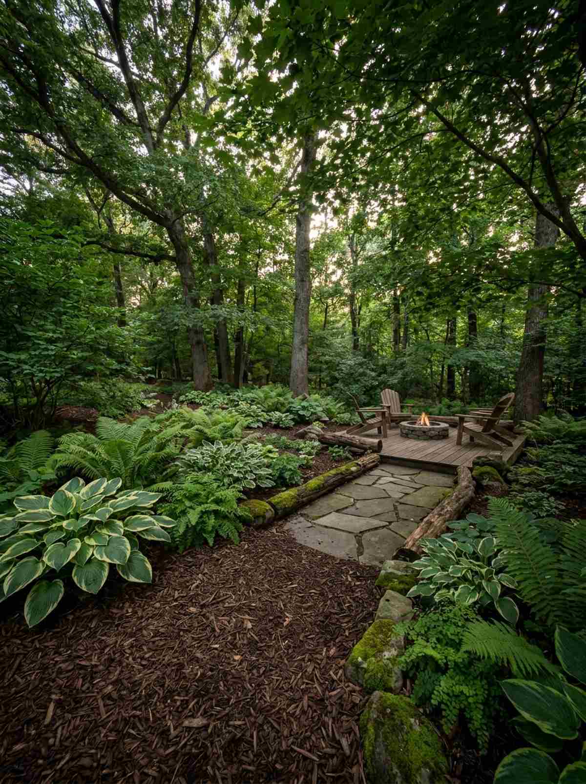 woodland edge garden