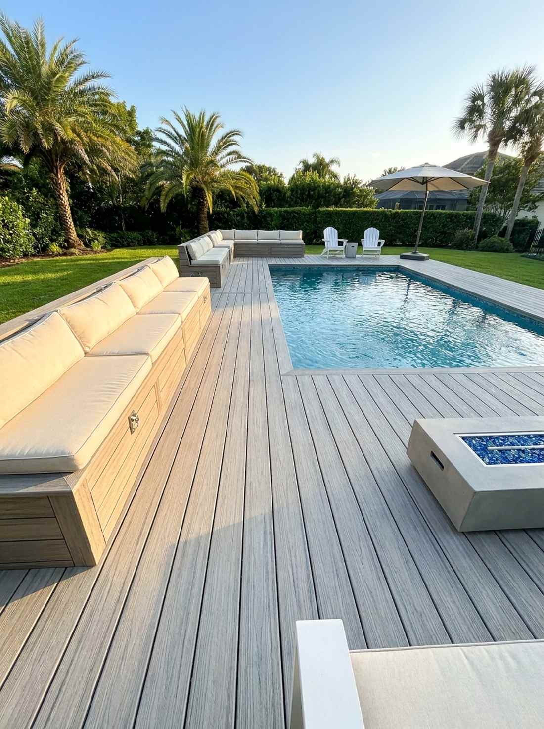 wraparound poolside configurations