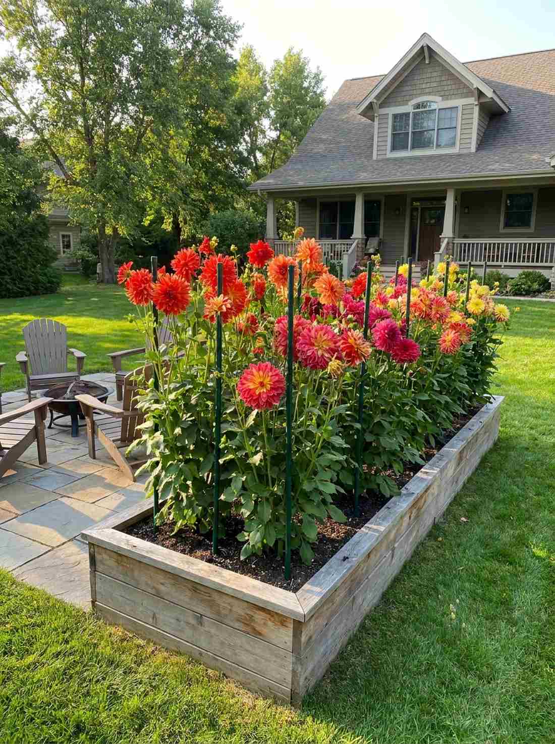 dahlia showcase bed