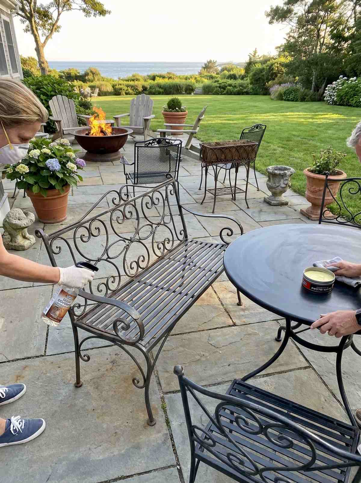 metal furniture rust management