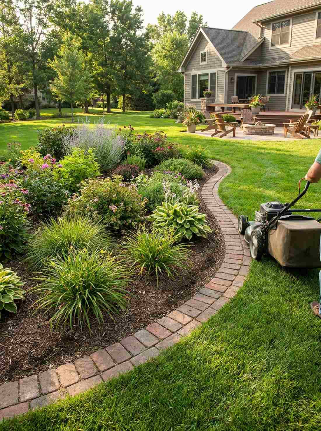 mowing strip integration