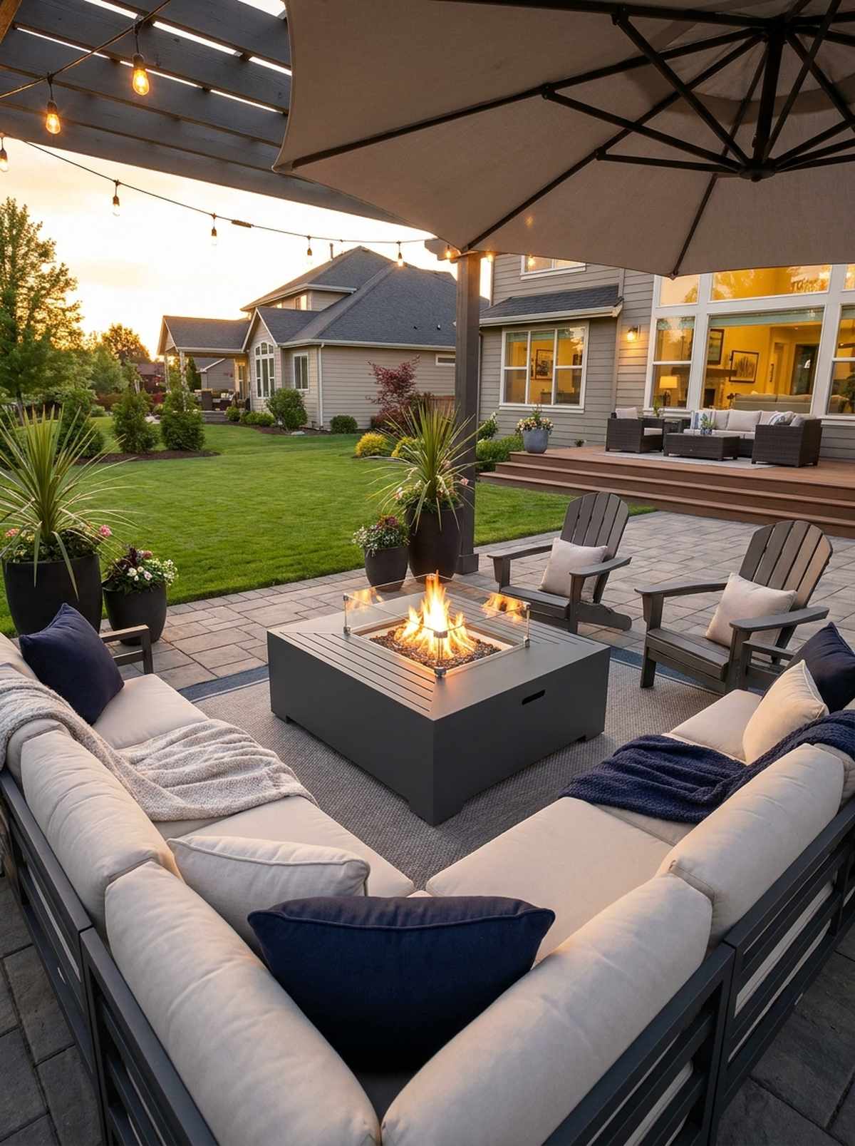 portable propane fire table