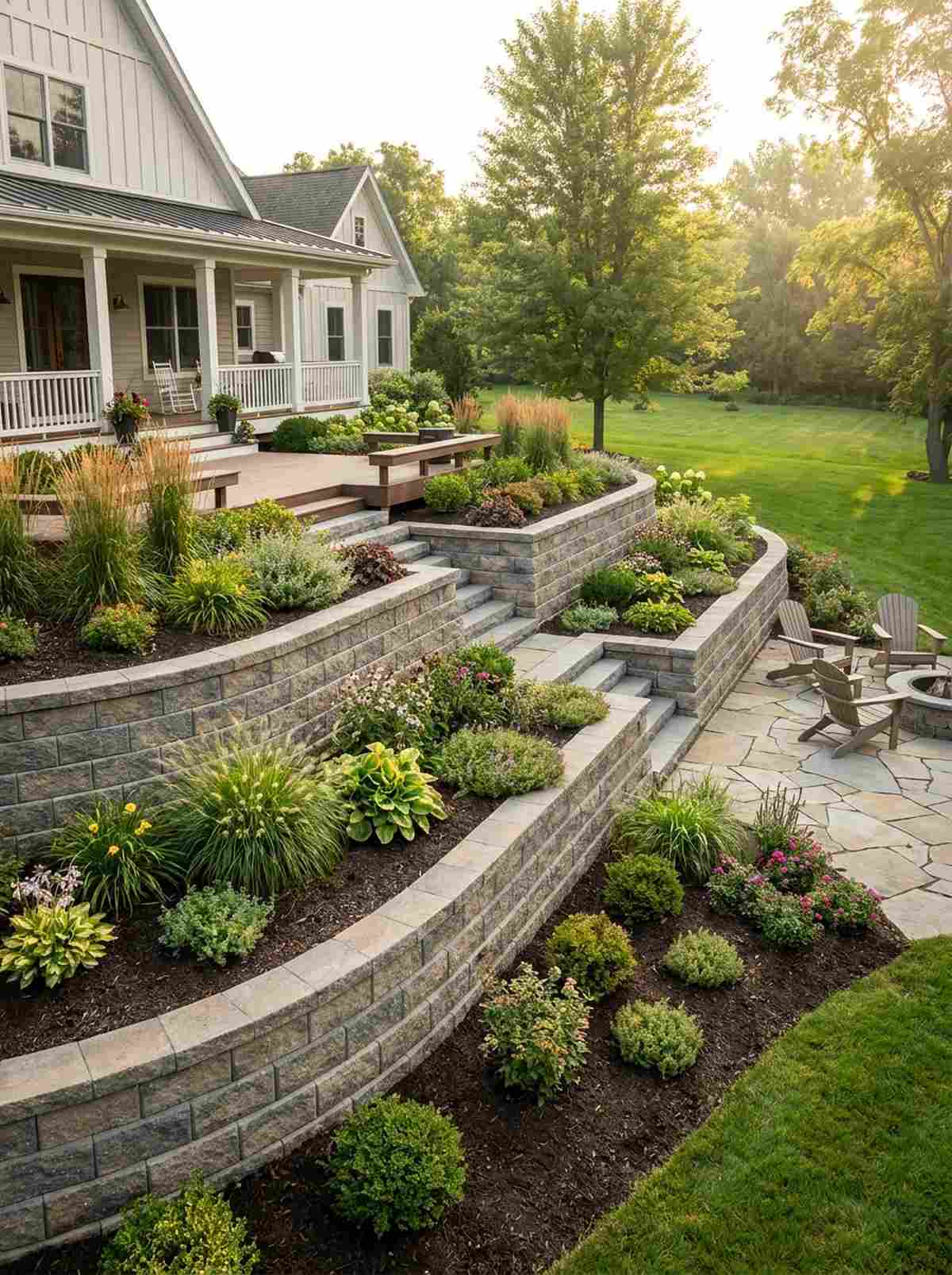 split level terraces