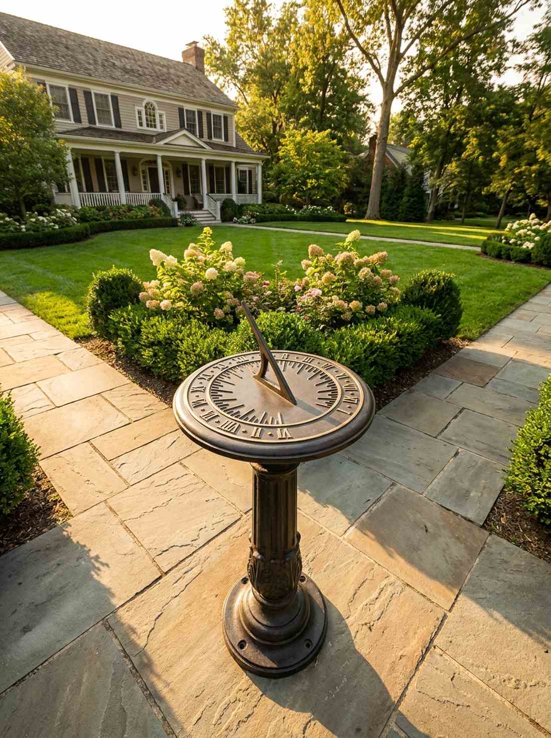 antique sundial on pedestal
