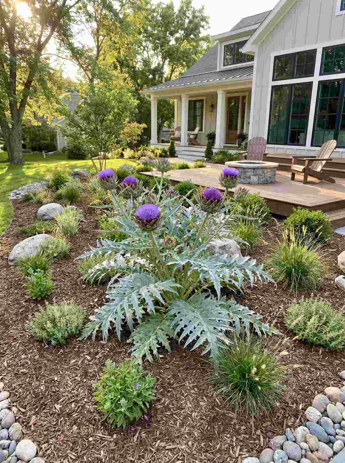 artichoke architectural accents