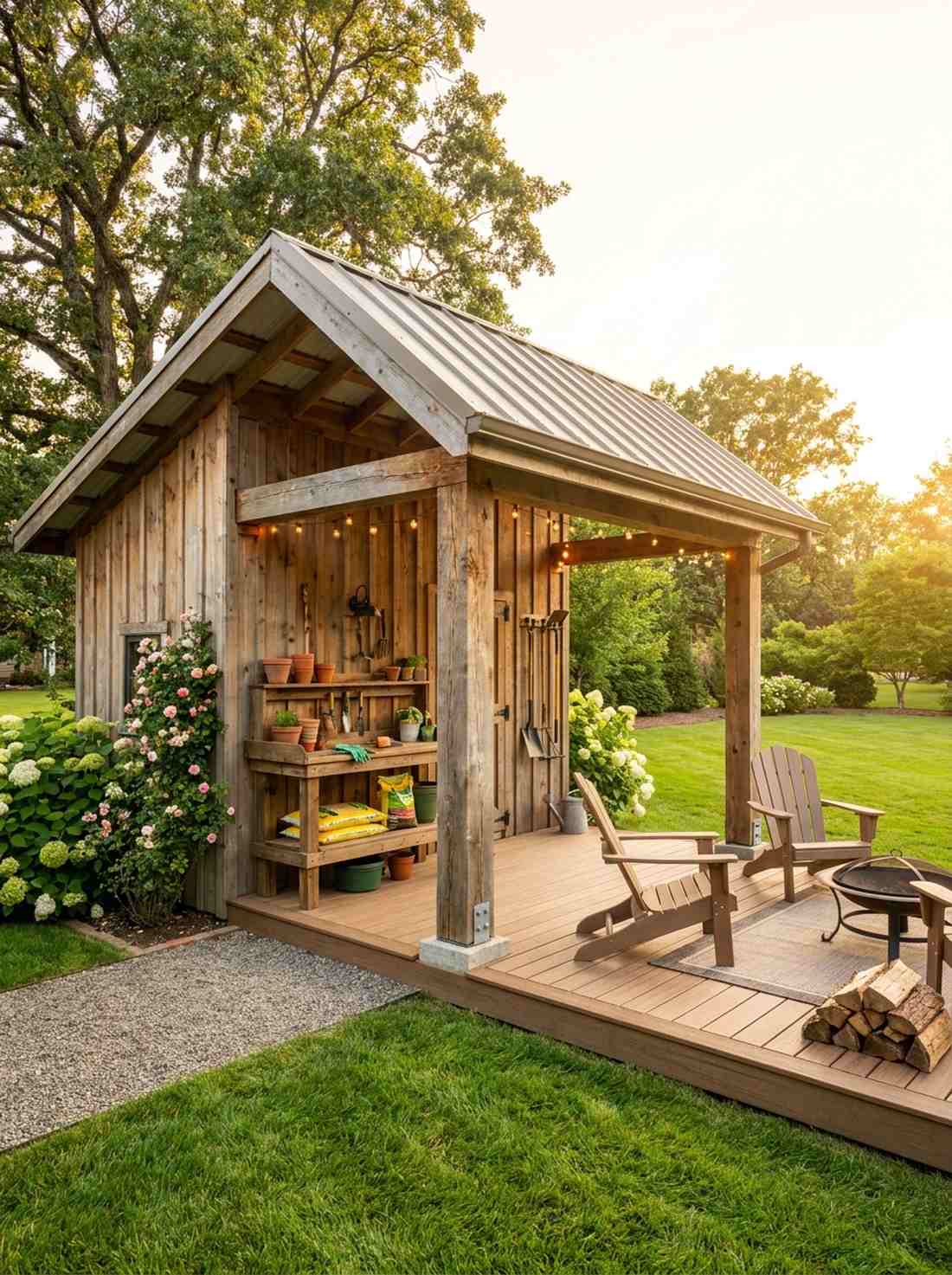 extended eave covered porch