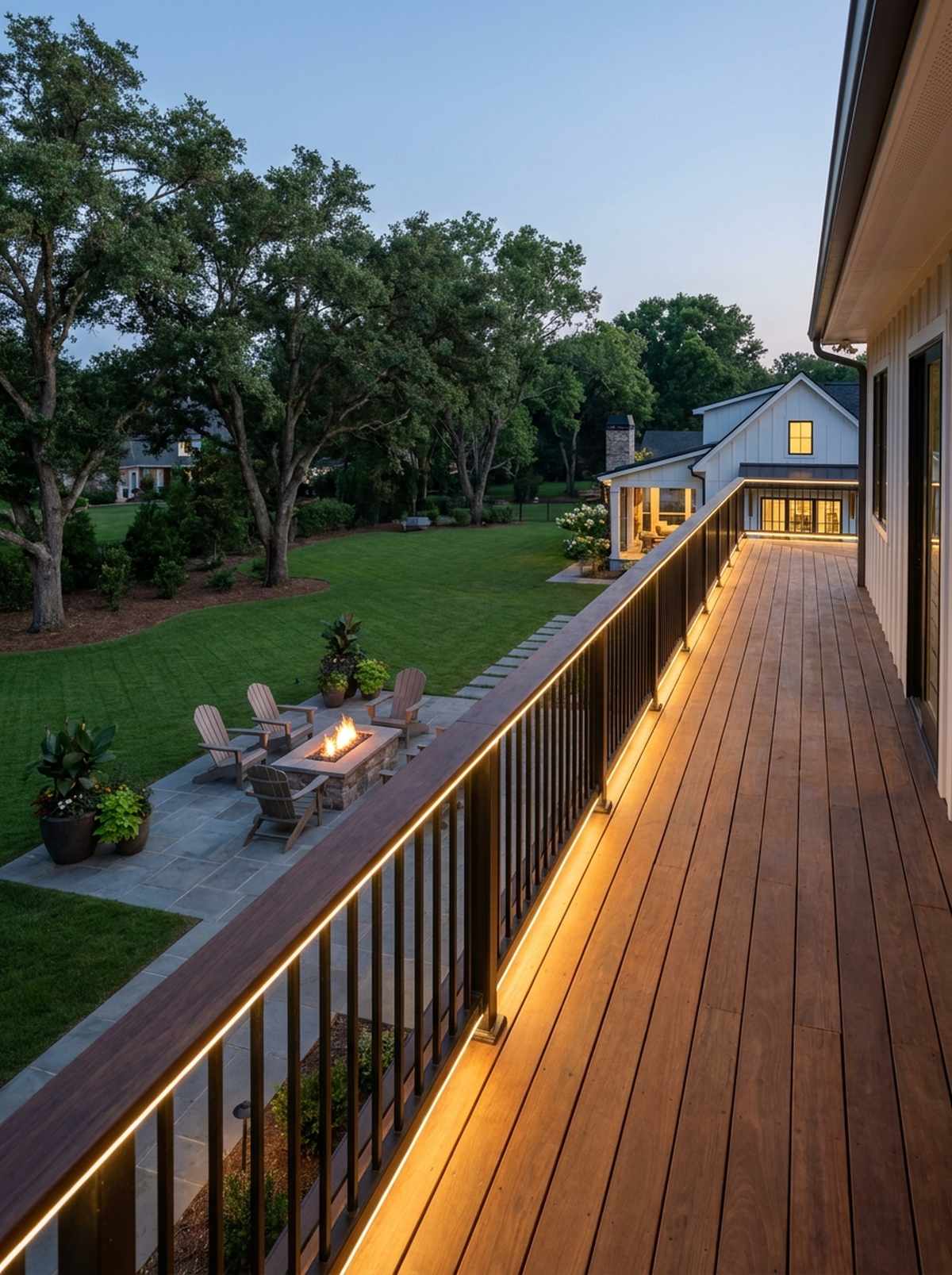 railing rope lights
