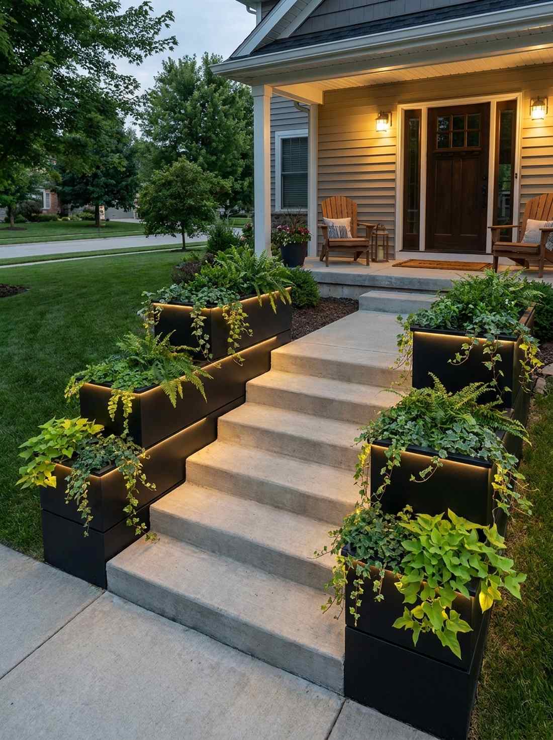 tiered planter stack