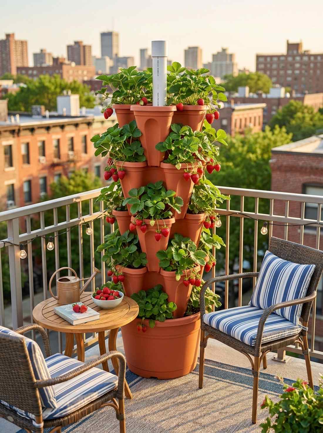 vertical tower planters