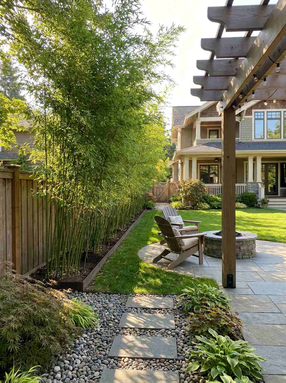 bamboo screen or fence