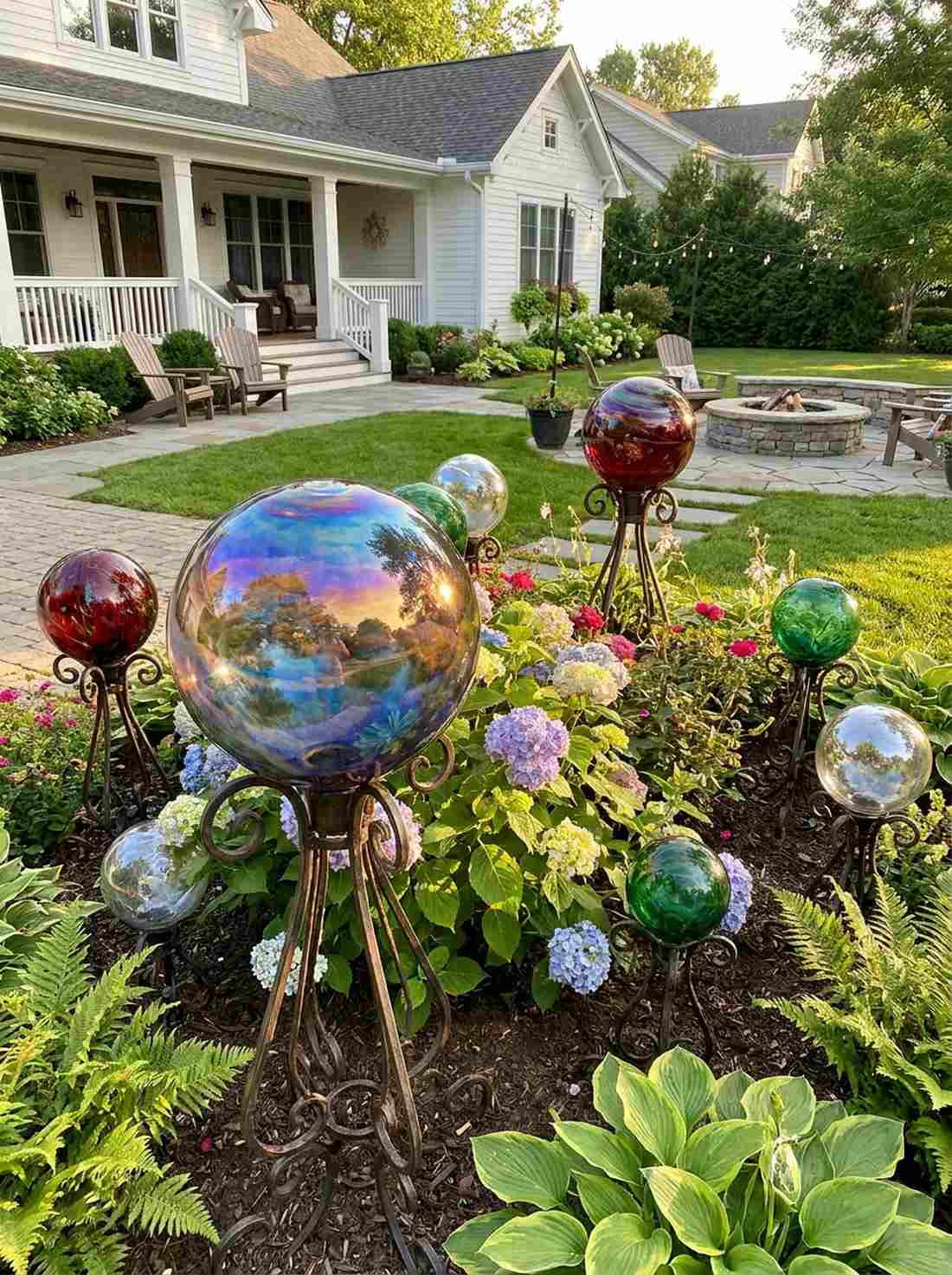 glass gazing balls