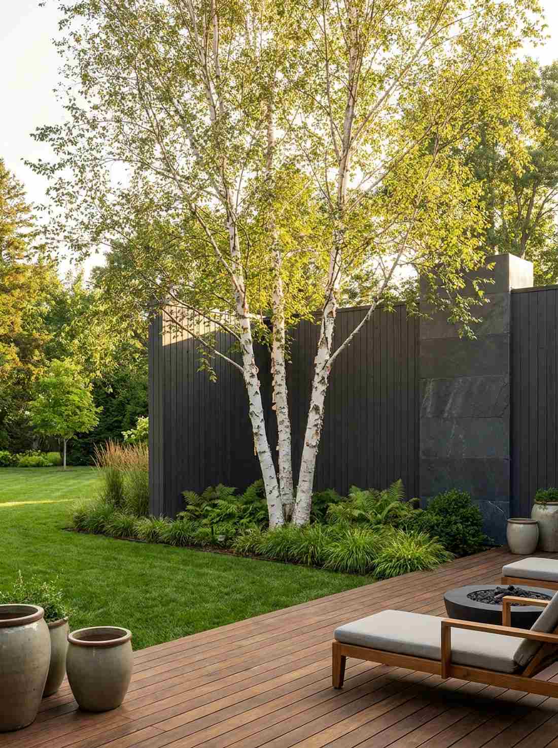 multi stem birch groves