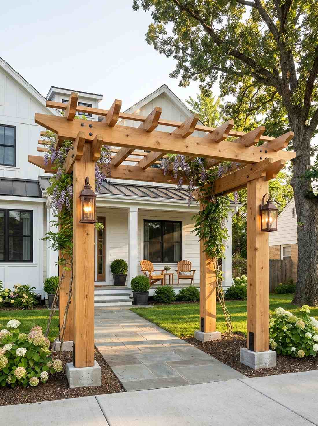 statement arbor or pergola