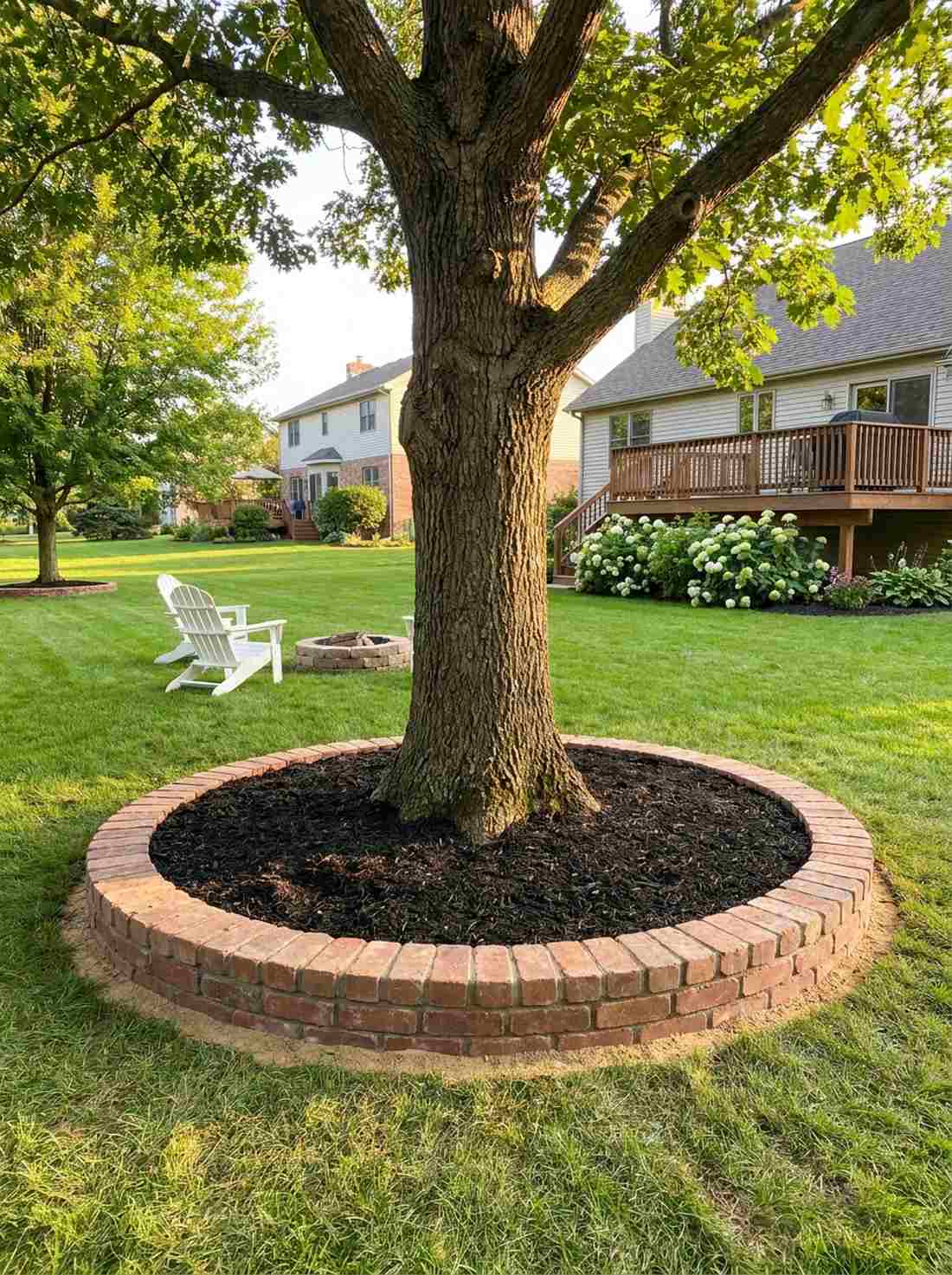 tree ring brick circle