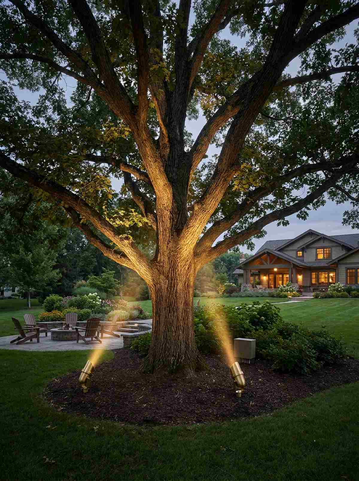 tree uplighting spots