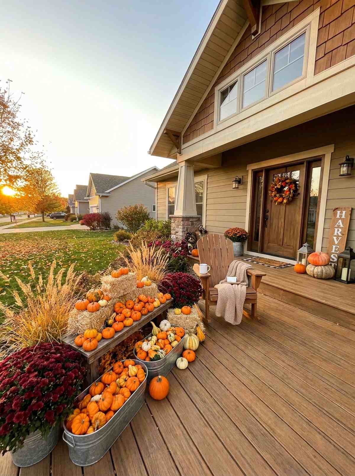 autumn harvest pumpkin patch