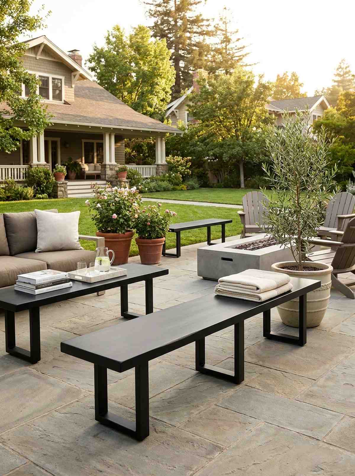 backless bench multifunctional