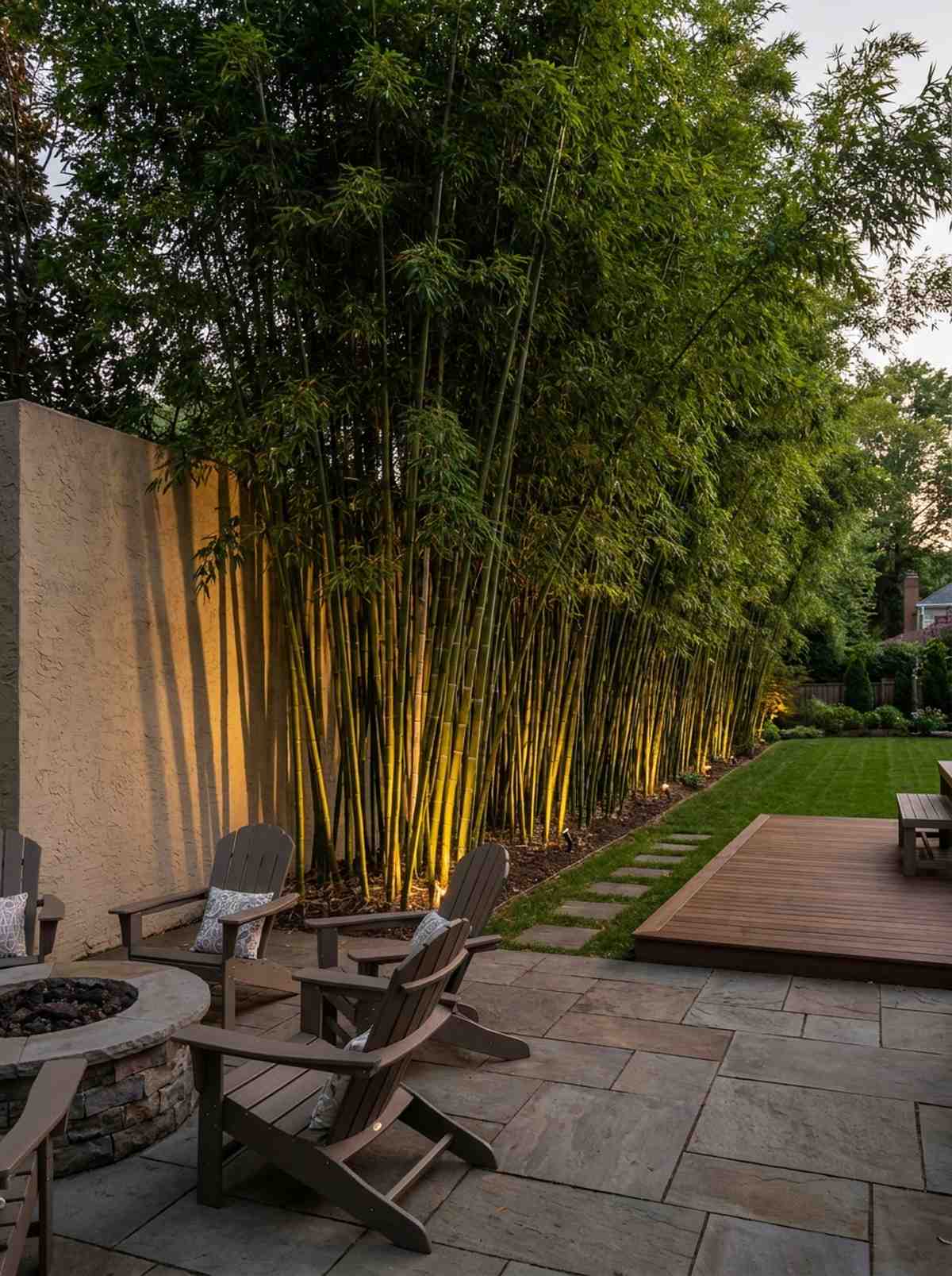 bamboo screening grove