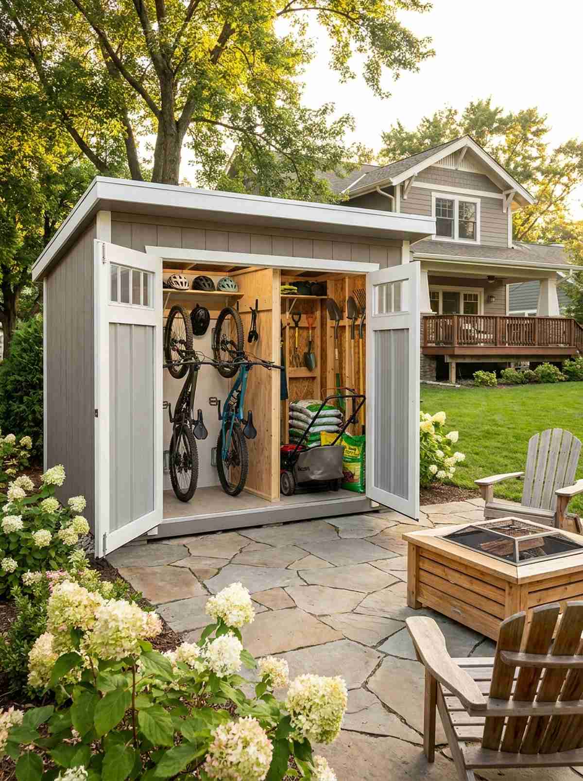 bike storage combo shed