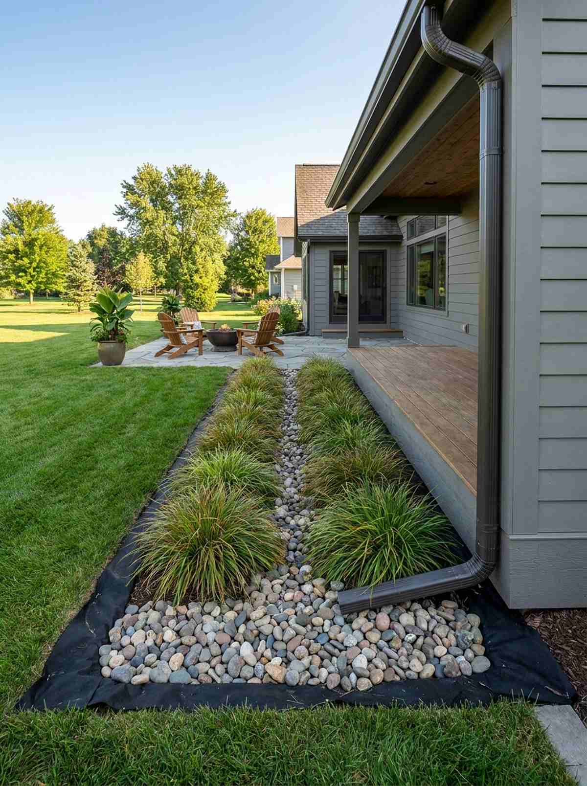 bioswale edge channel