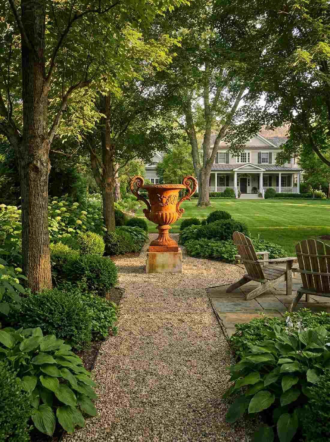 cast iron garden statuary