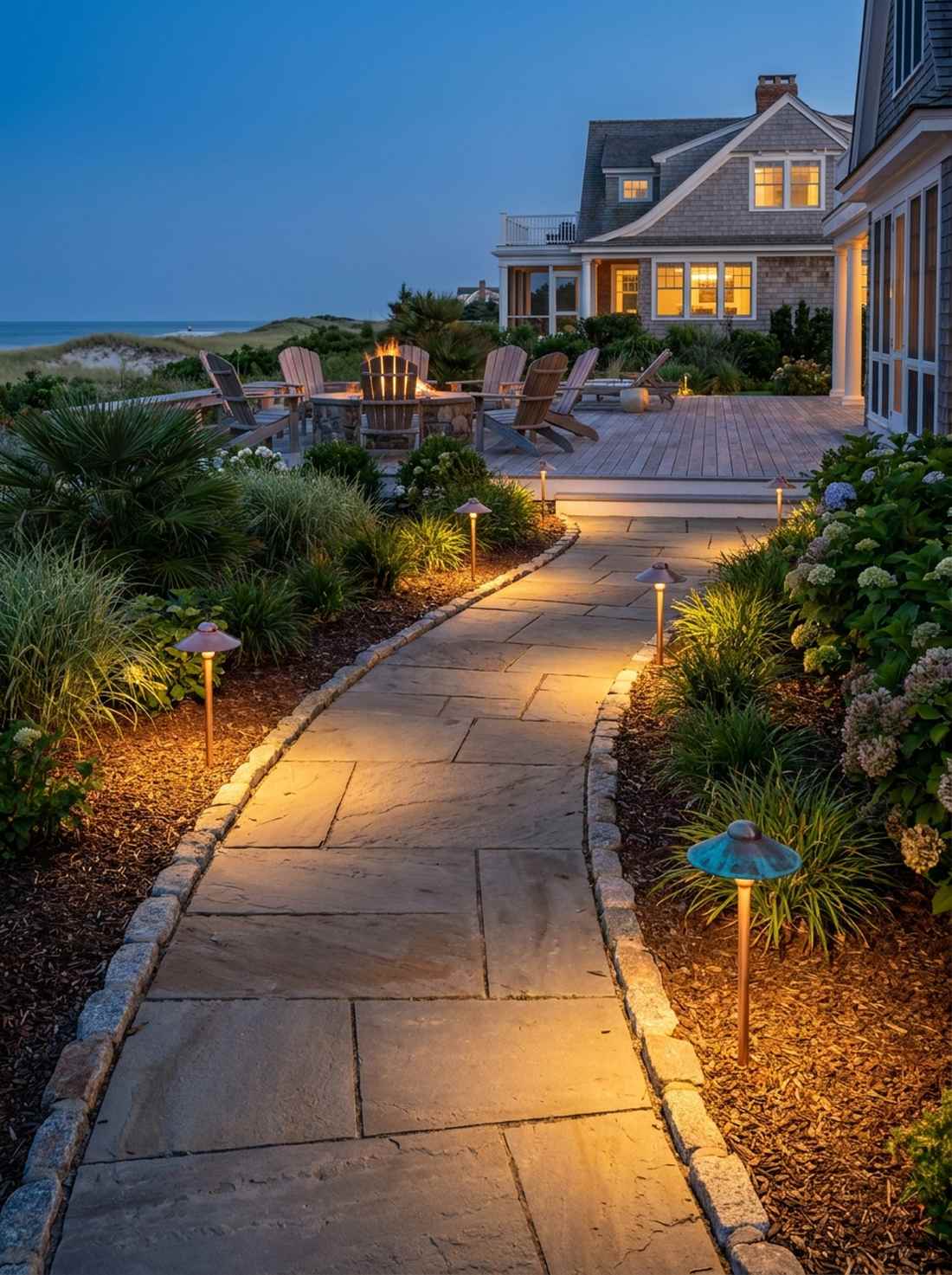 copper path lights
