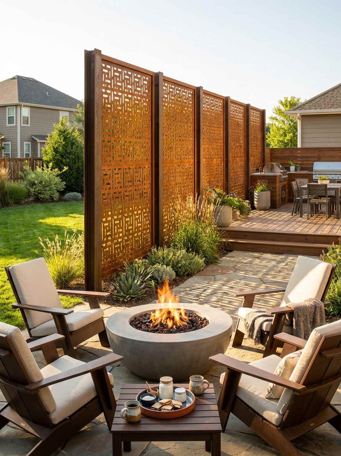 corten steel panels