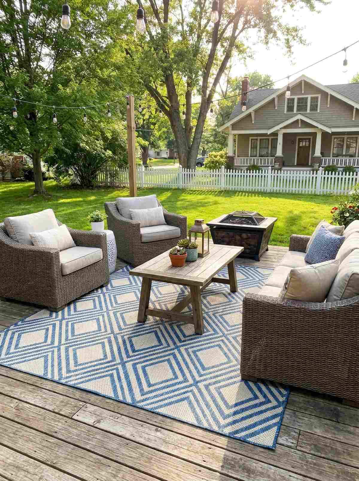 outdoor rug definition