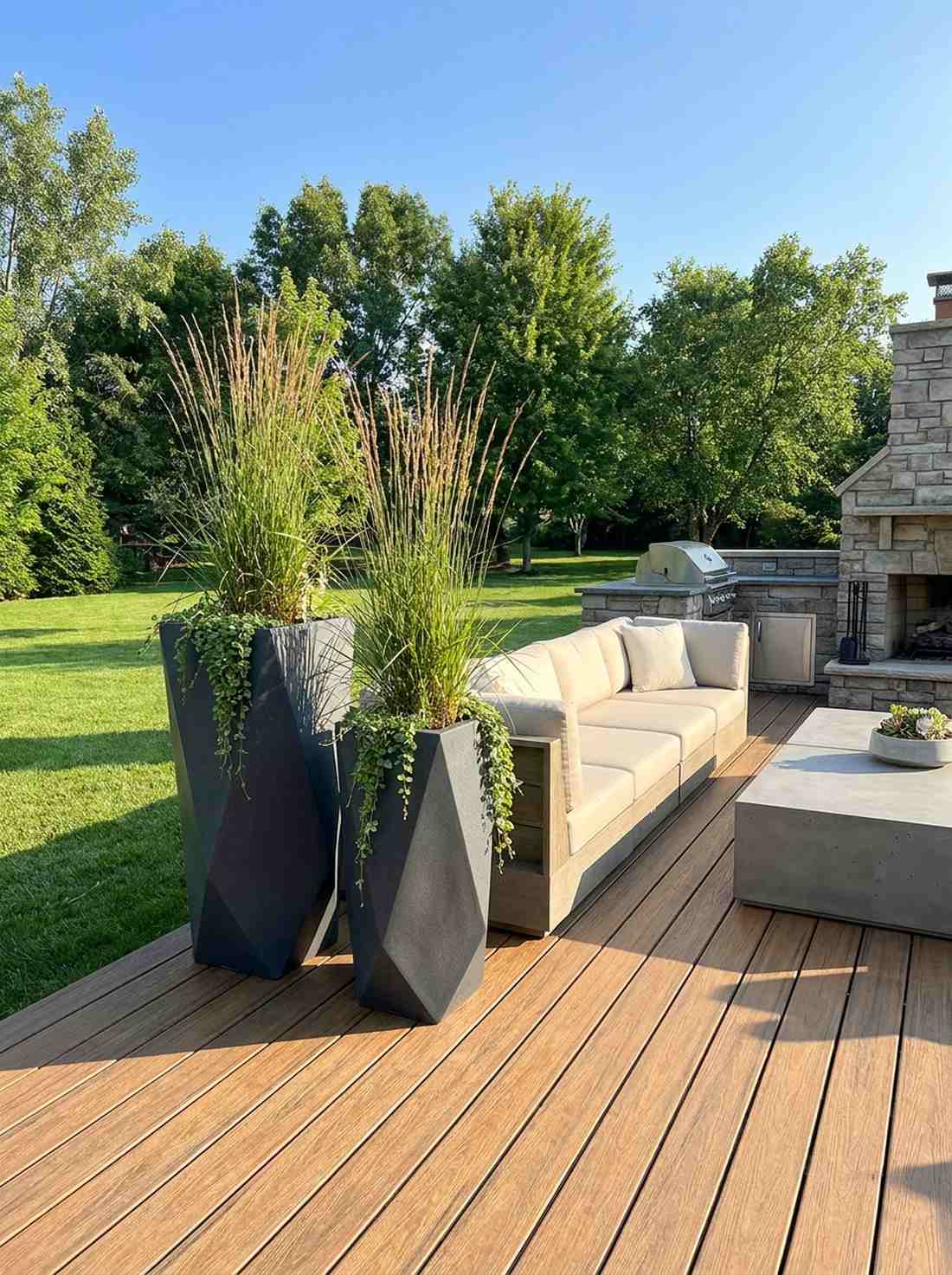 sculptural planters