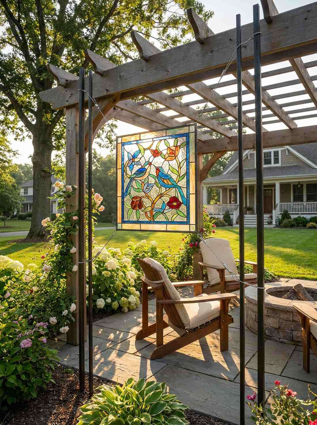 stained glass panels