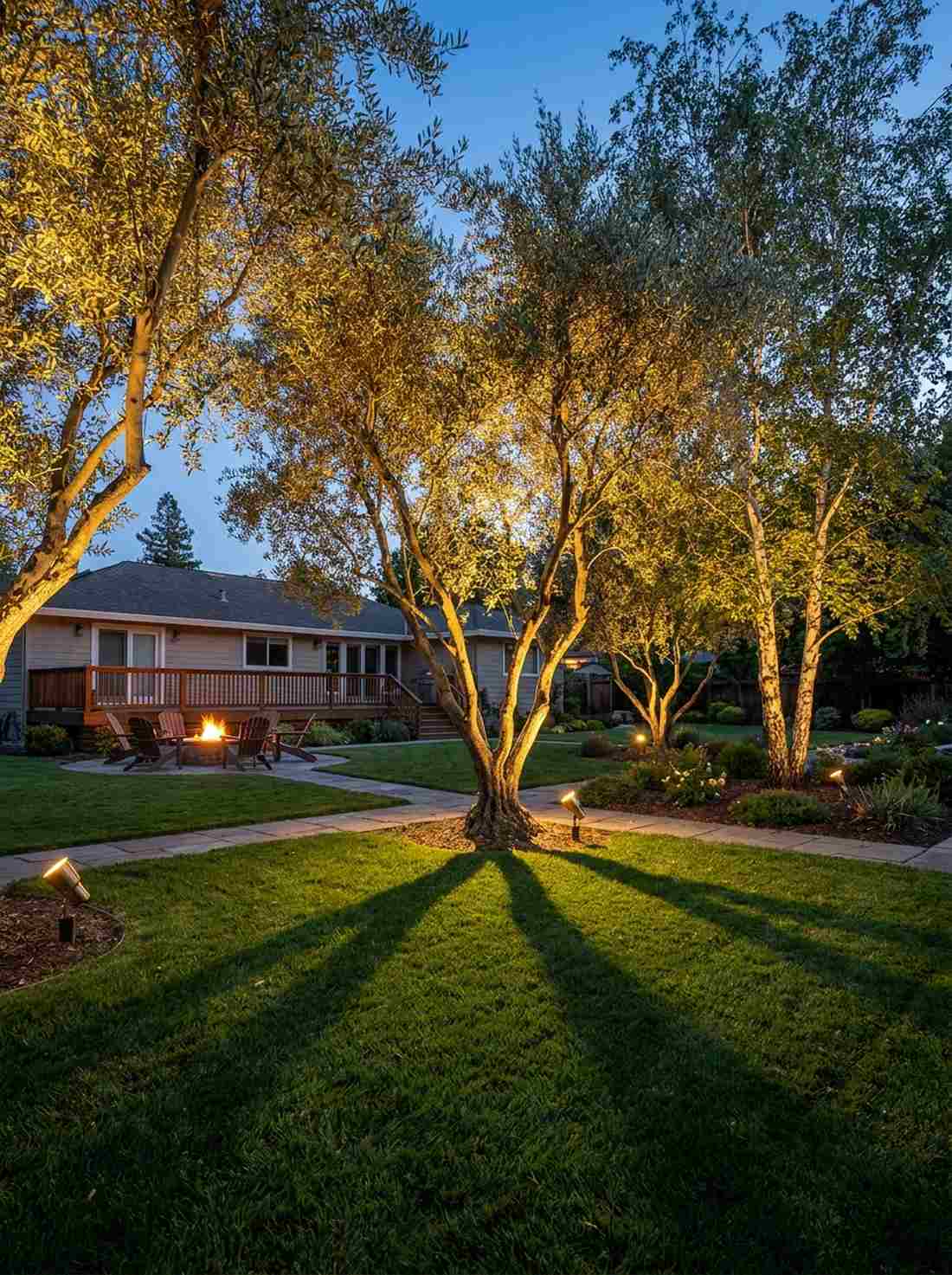 uplighting for tree canopies