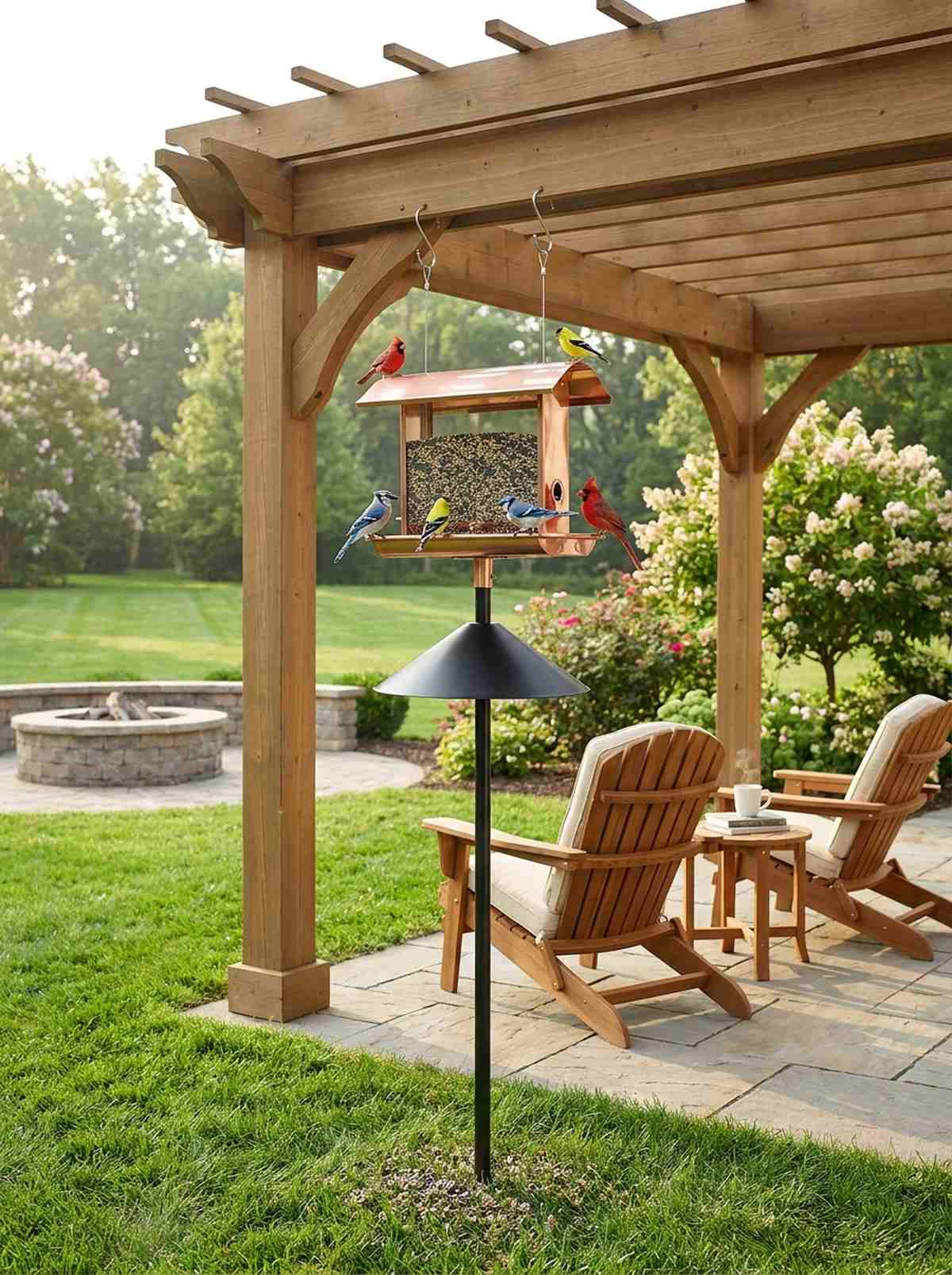bird feeder station
