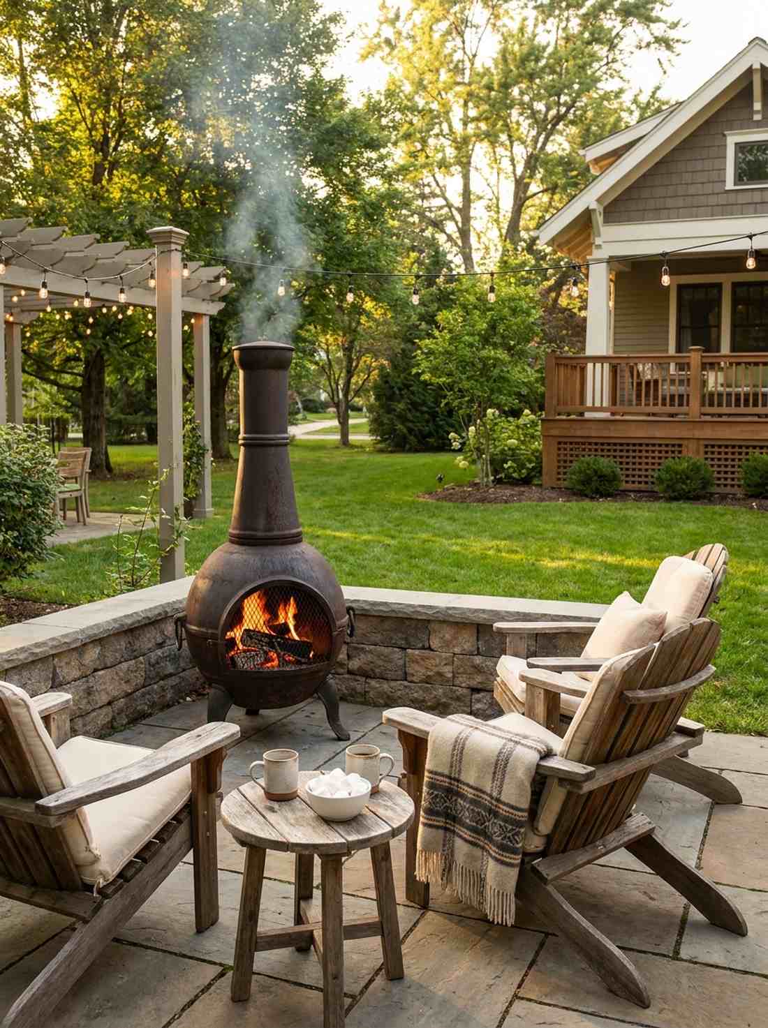cast iron chiminea