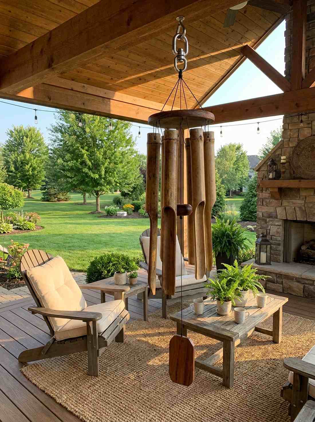 rustic wind chimes