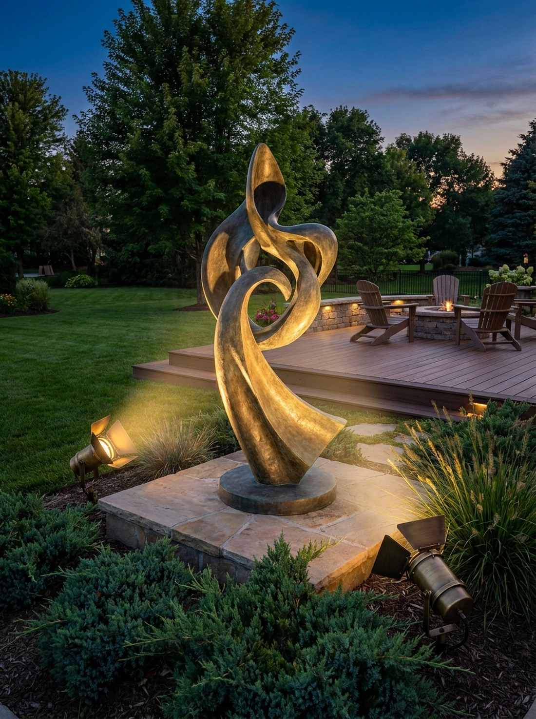 sculpture accent spotlights