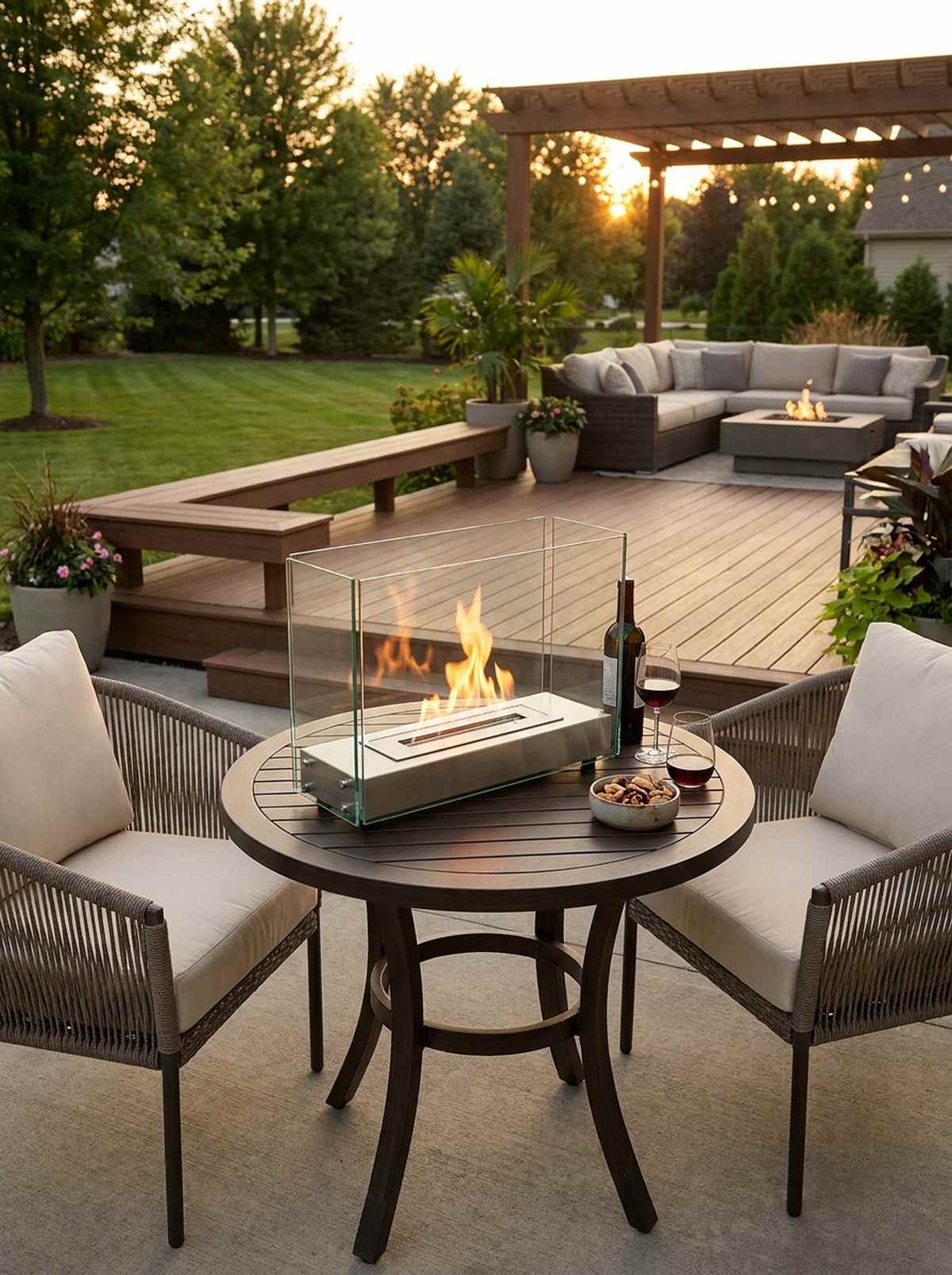 tabletop fireplace