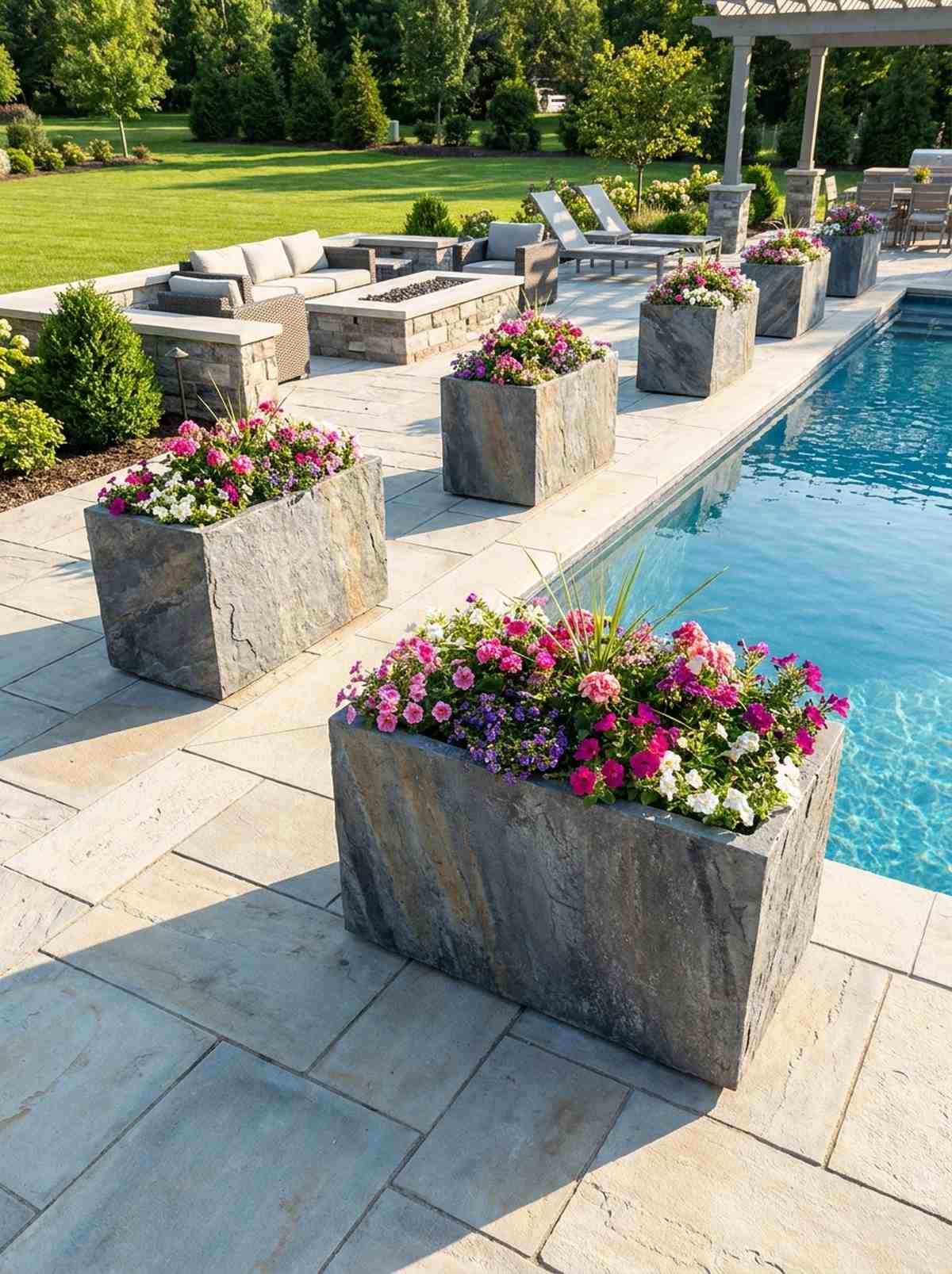 weathered gray stone effect