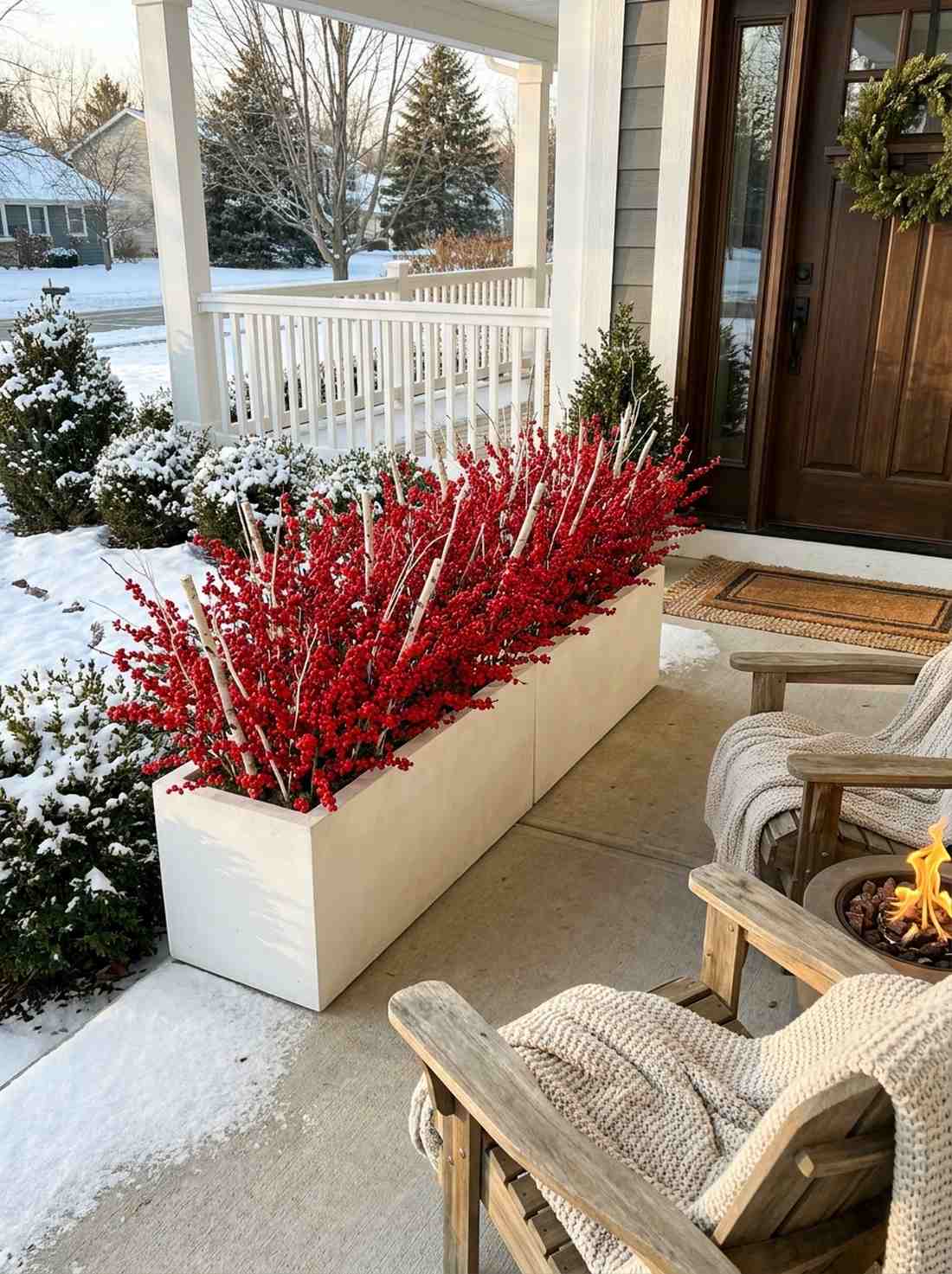 berry branch arrangements