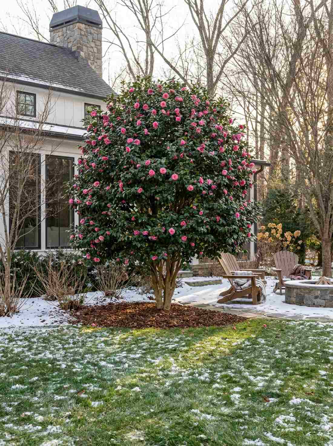 camellia for winter blooms