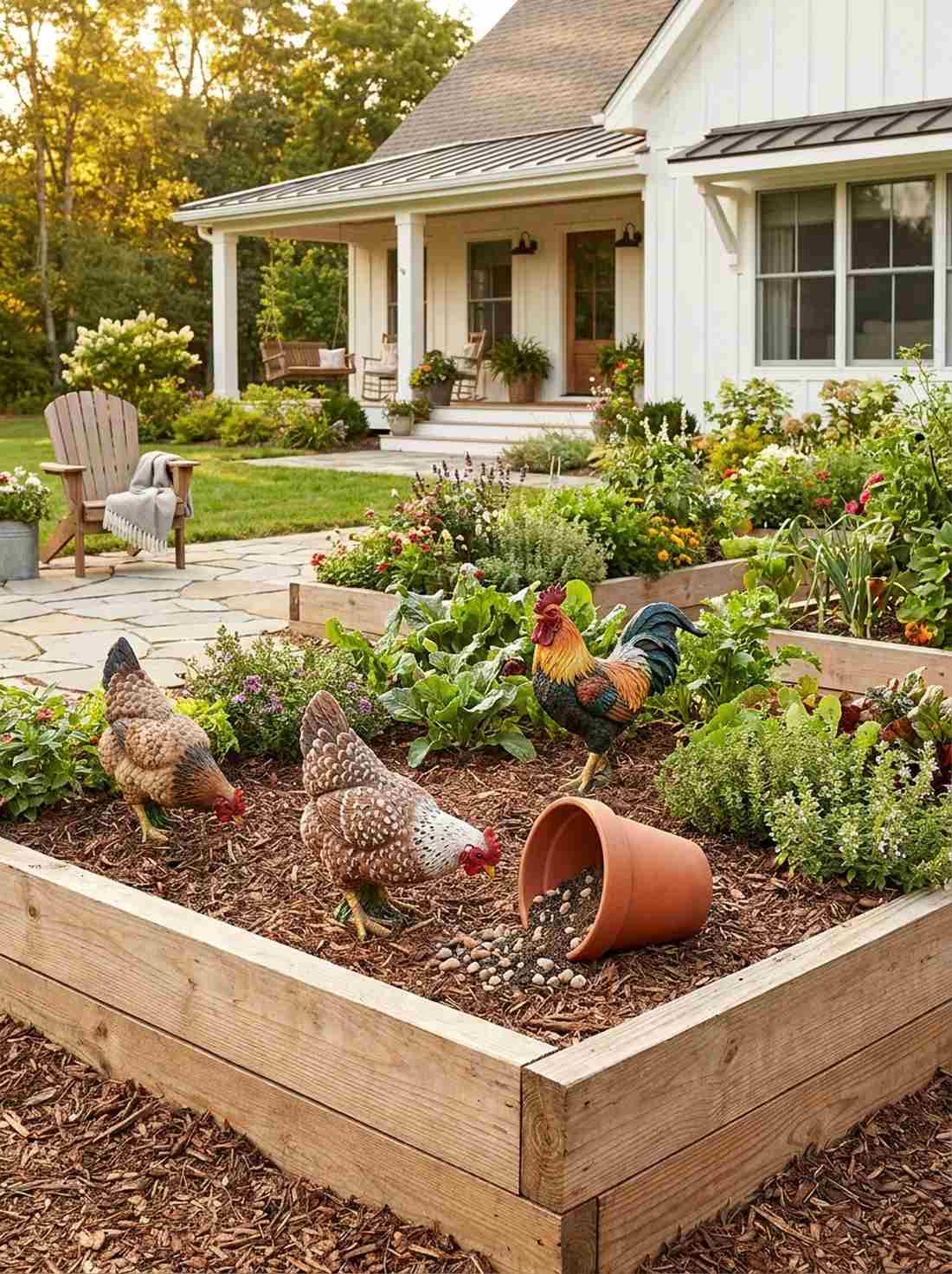 chicken flock set