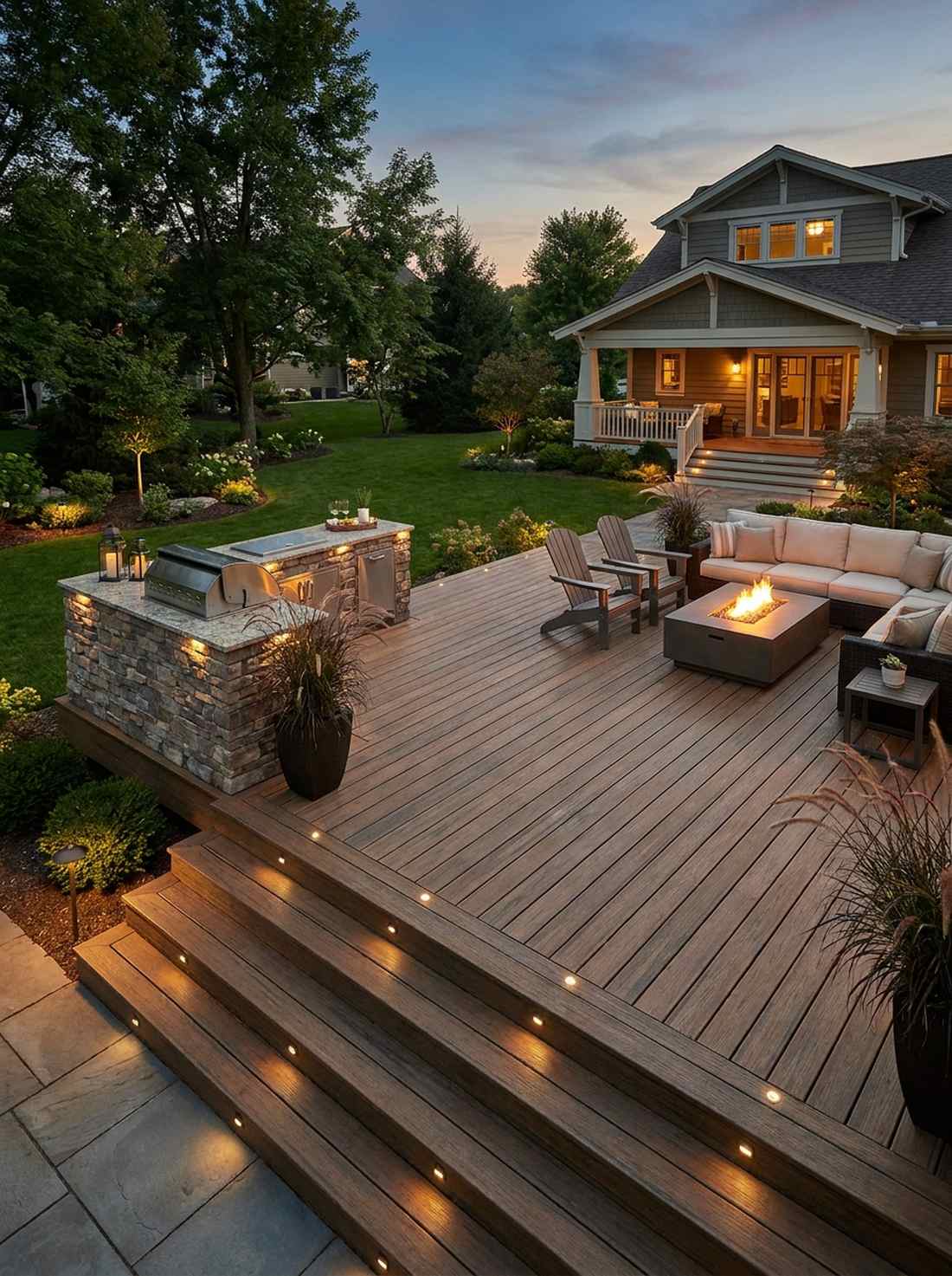composite deck recessed lights