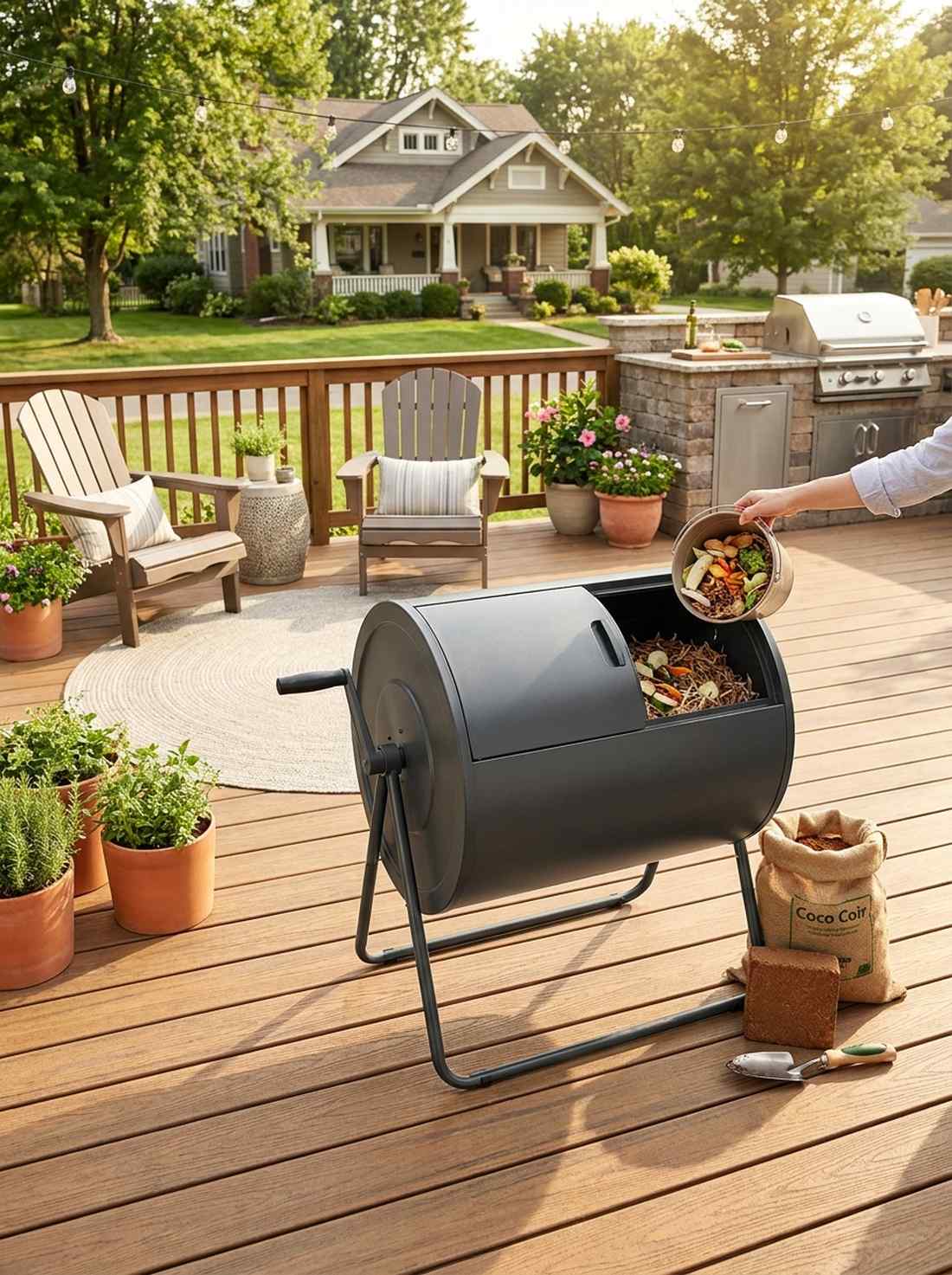 compost bin integrated systems
