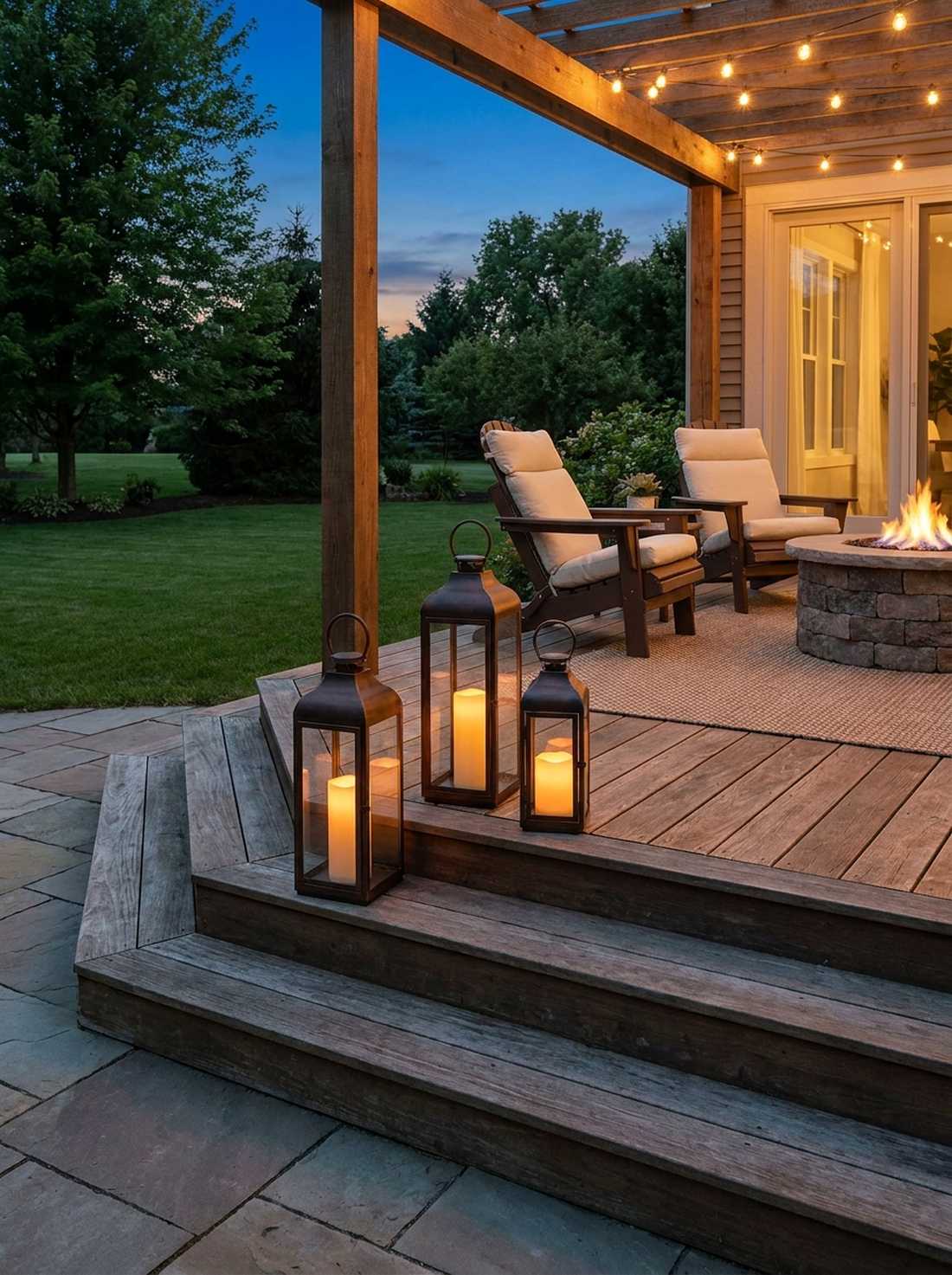 lanterns and candle displays