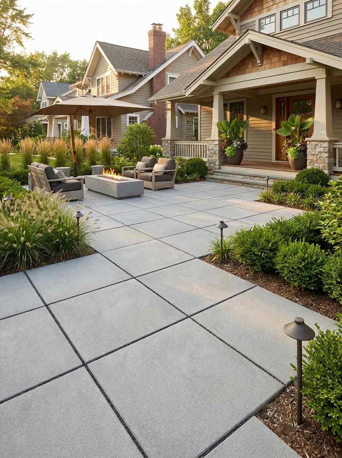 large format paver grid