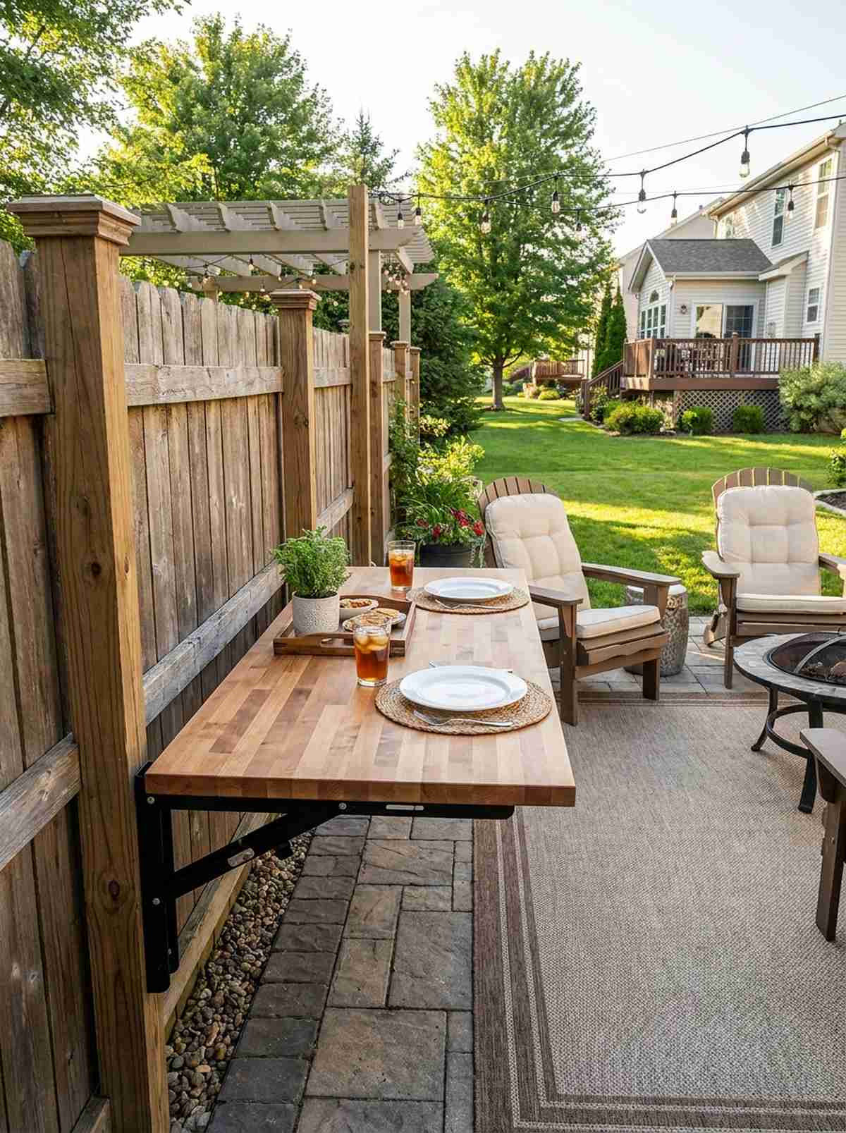 murphy style fold down tables