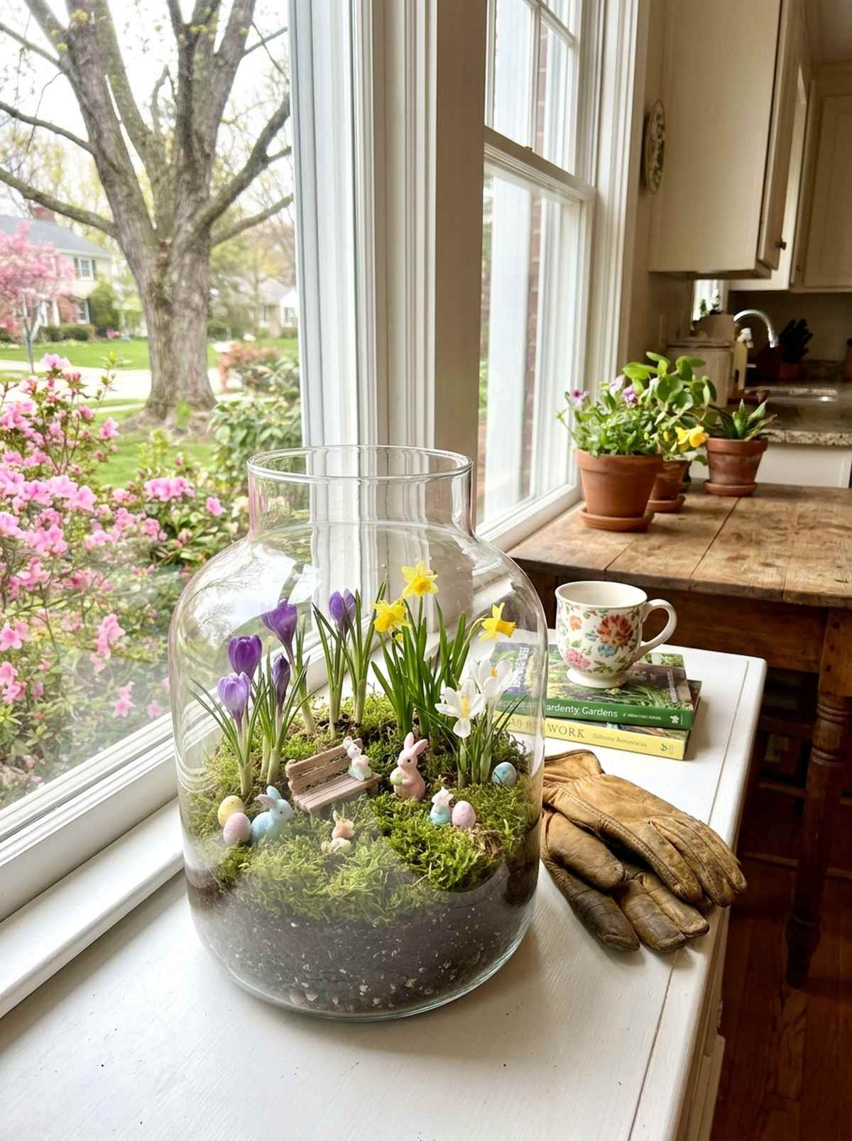 spring bulb garden awakening