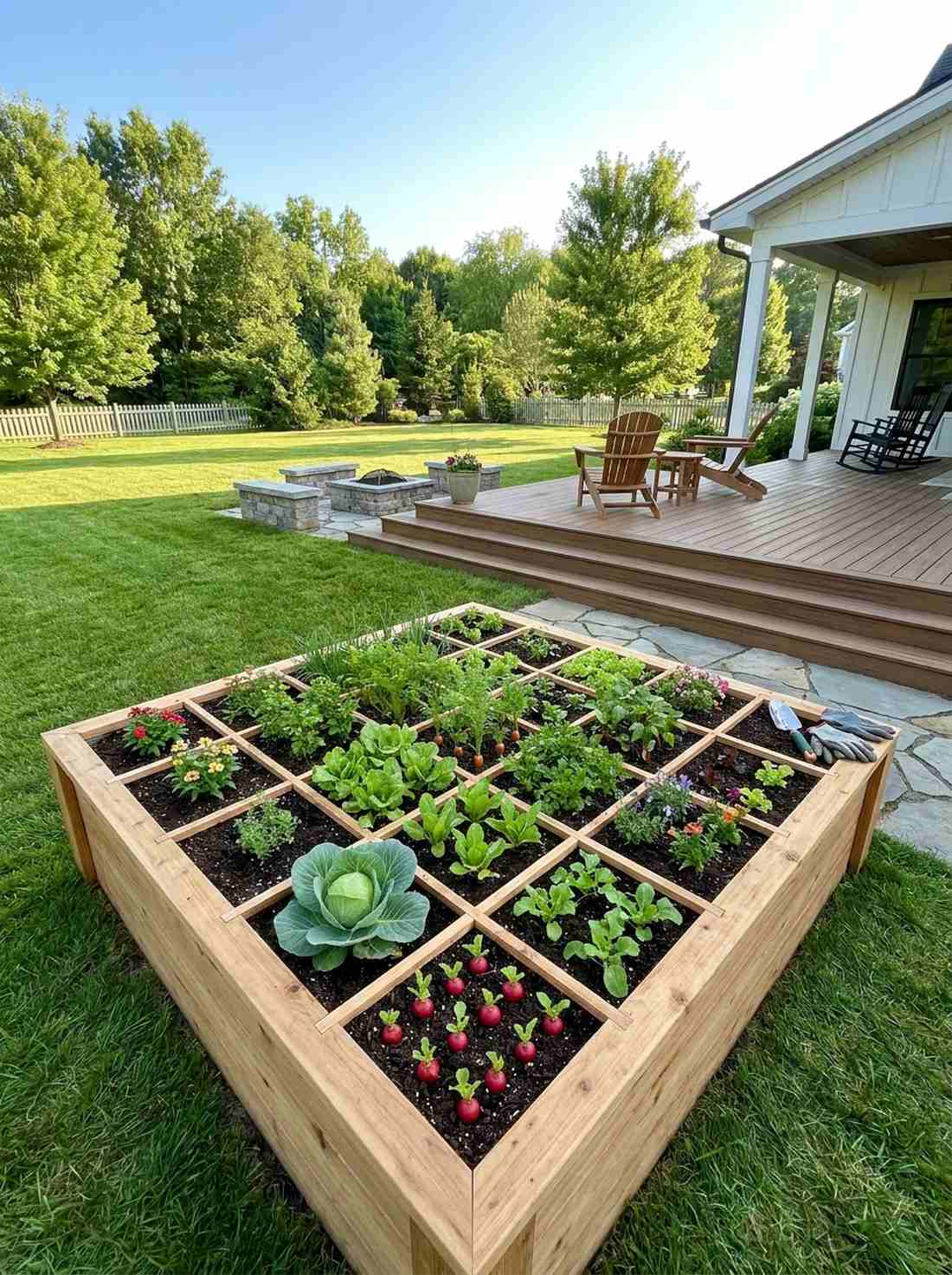 square foot intensive bed