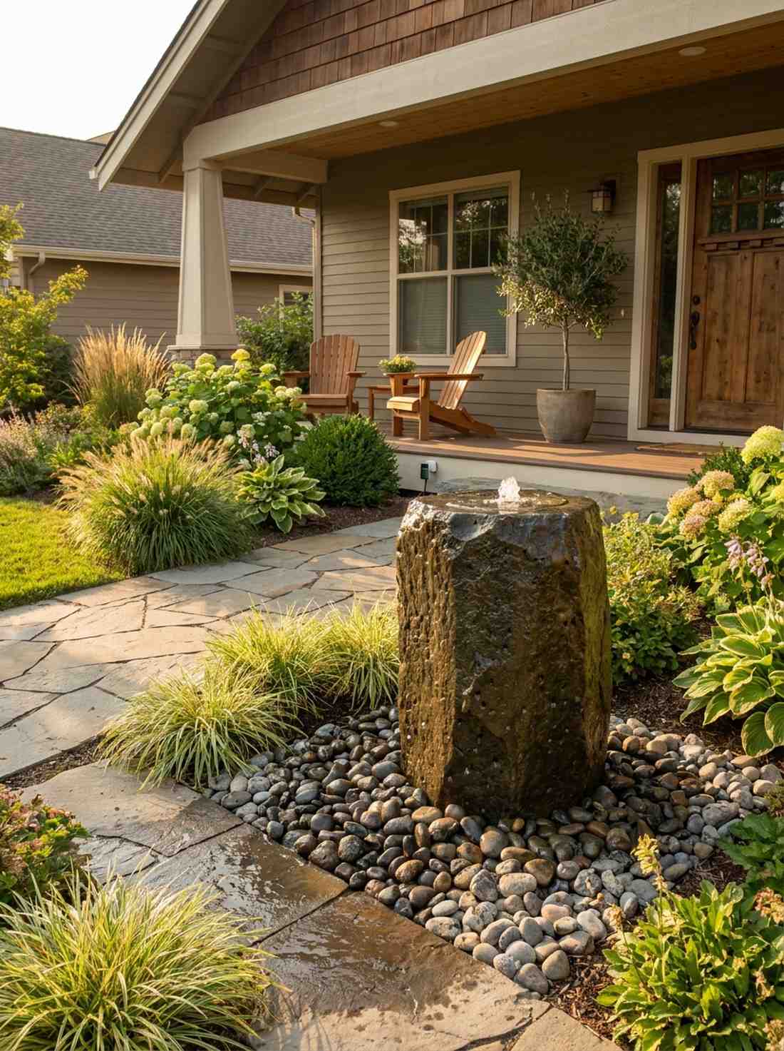 water feature focal point