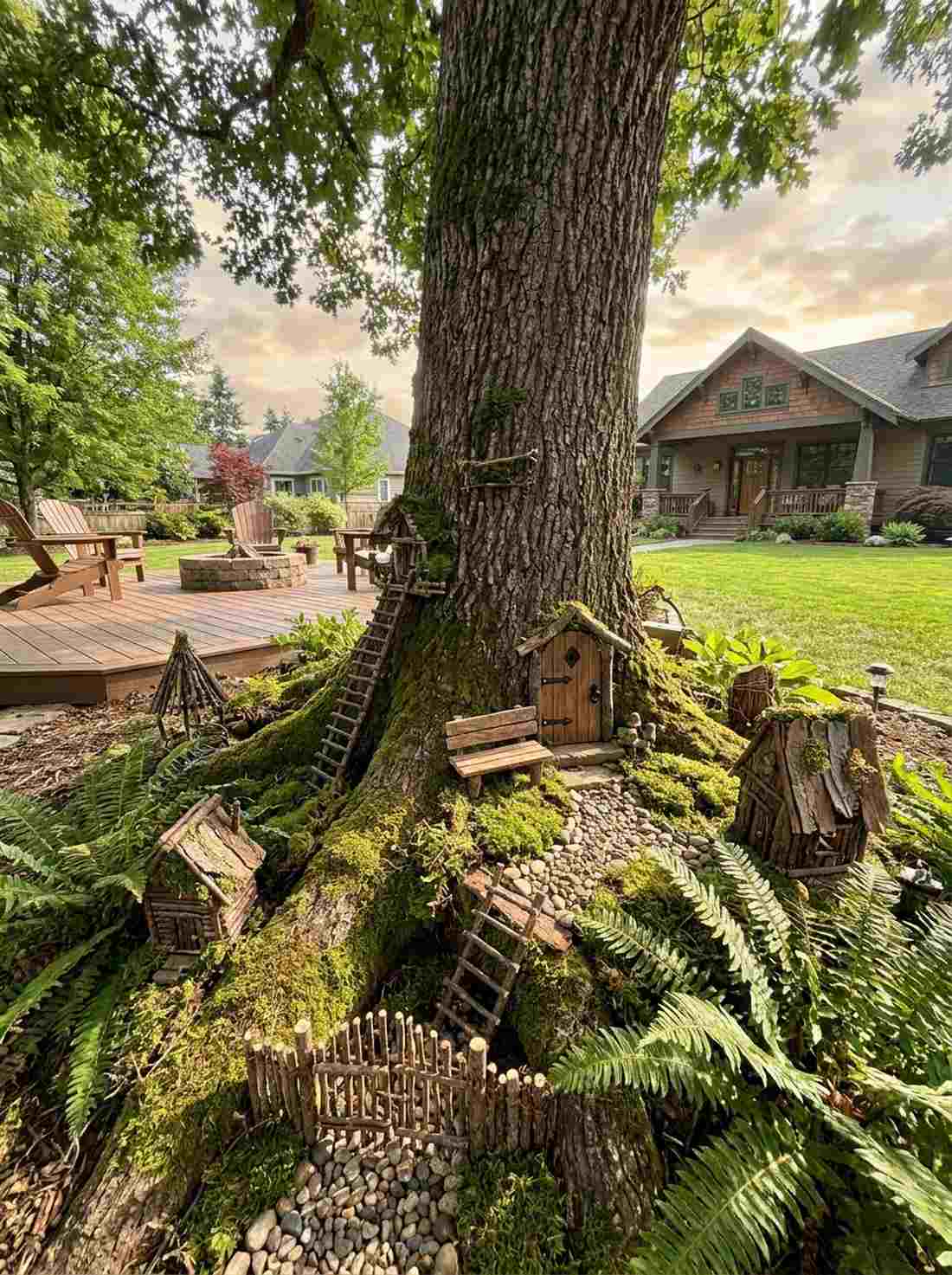 wooden fairy garden accessories