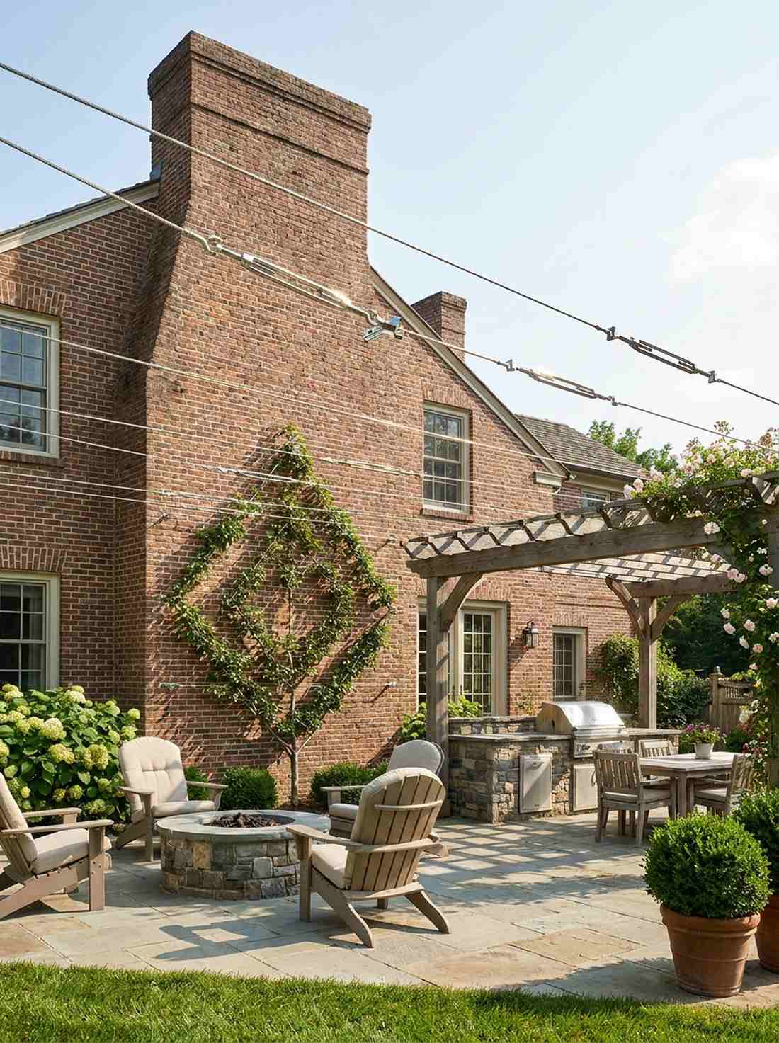 climbing plant espalier patterns